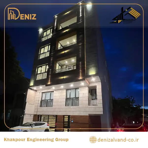 Alborz residential building project completed by Khakpour Contracting