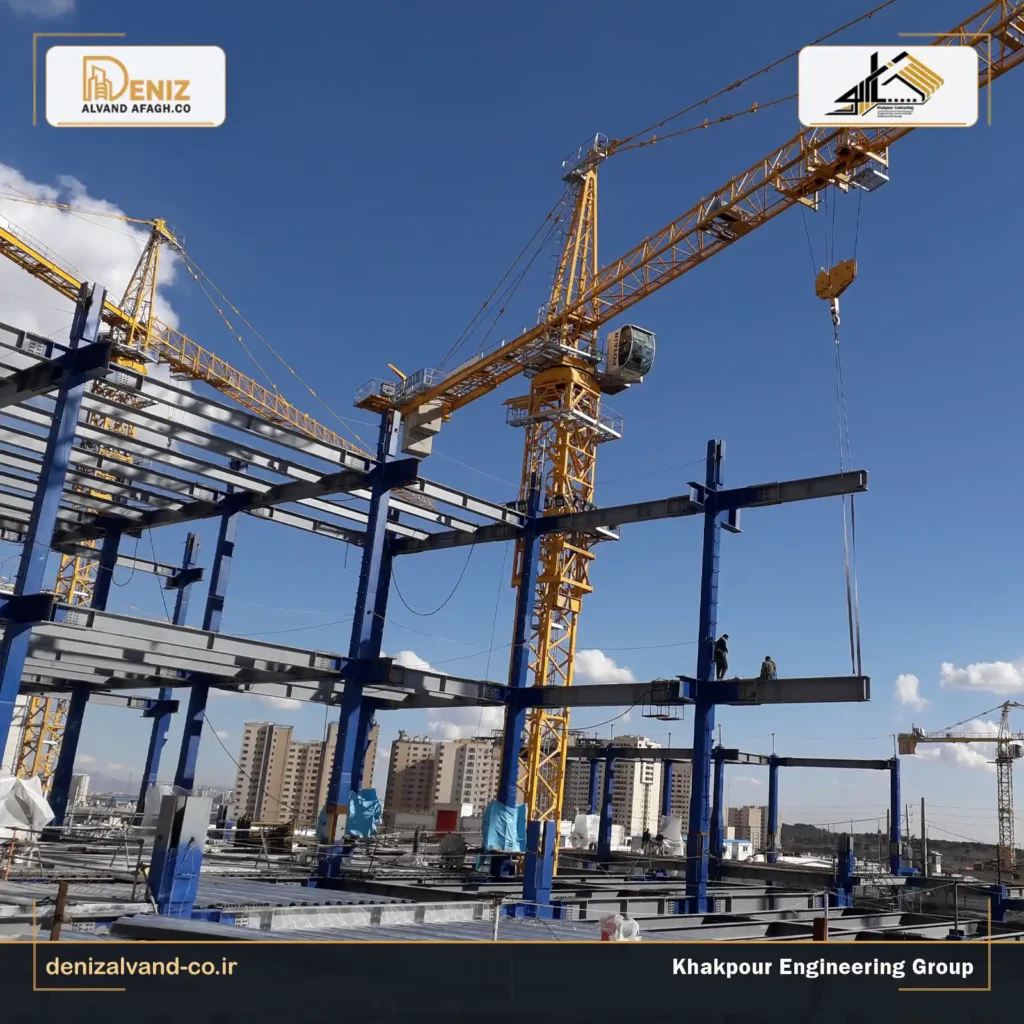 Iran Mall treatment plant structural project executed by Khakpour Contracting