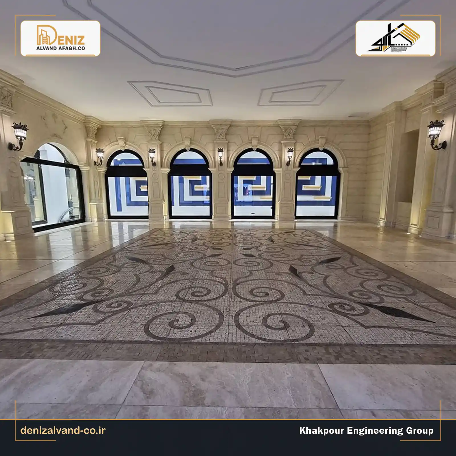 Completed Shabro Bazaar Shoe Gallery interior at Iran Mall