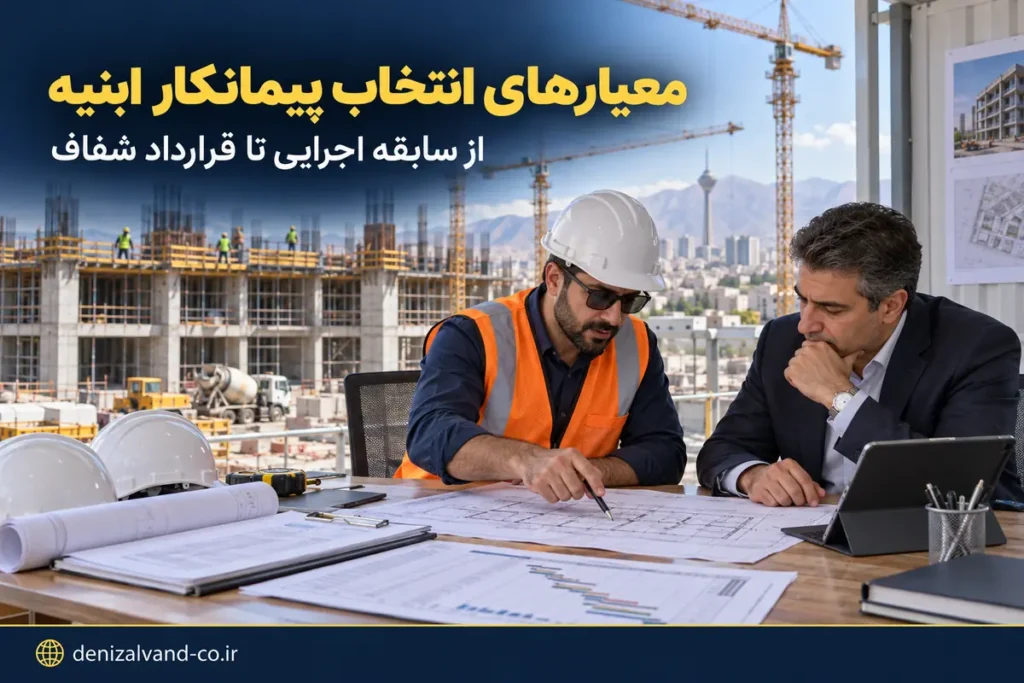معیارهای انتخاب شرکت پیمانکاری ابنیه معتبر در تهران