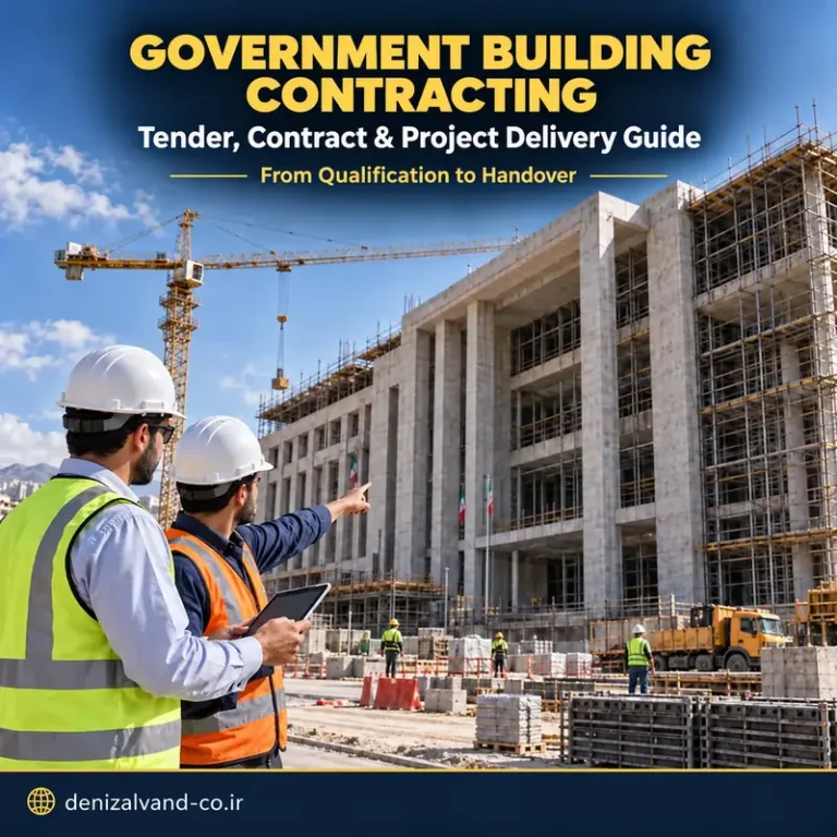 Government building contracting services for public construction tenders, project execution and final handover