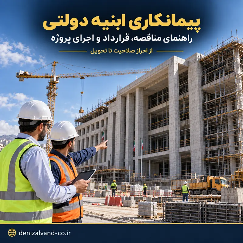 پیمانکاری ابنیه دولتی و اجرای پروژه‌های ساختمانی دولتی توسط پیمانکار واجد صلاحیت