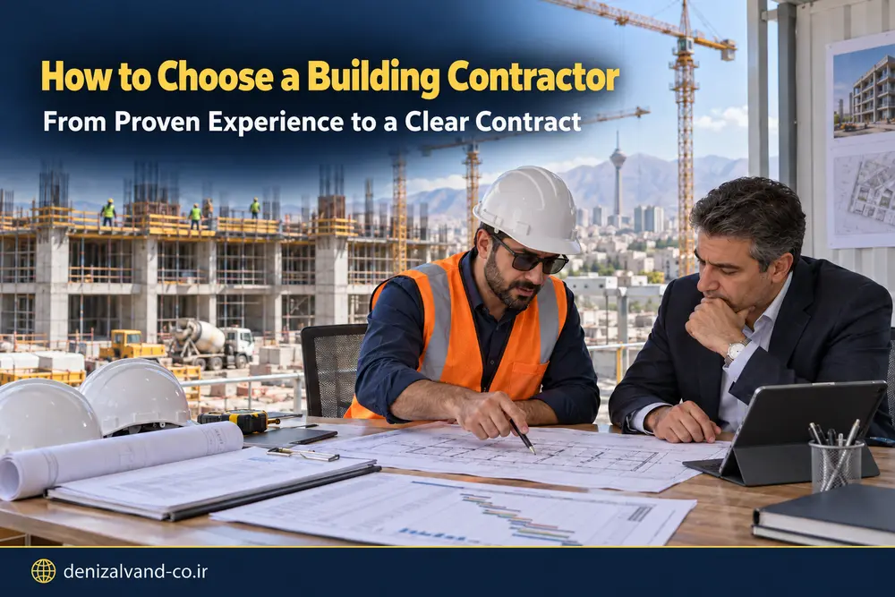 How to choose a reliable building contractor in Tehran based on experience and contract transparency